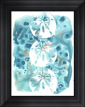 Framed Seaside Shapes IV Print