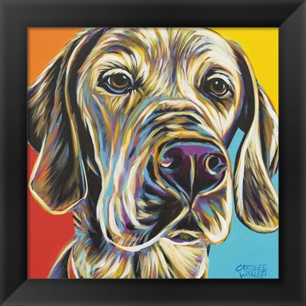 Framed Canine Buddy II Print