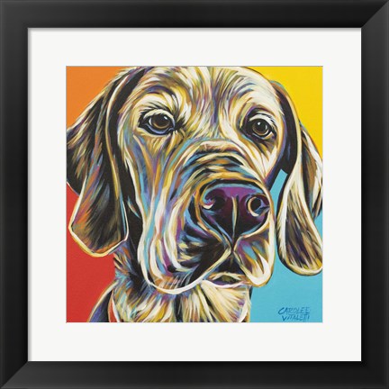 Framed Canine Buddy II Print