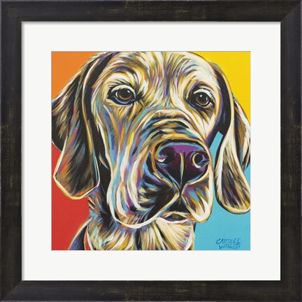 Framed Canine Buddy II Print