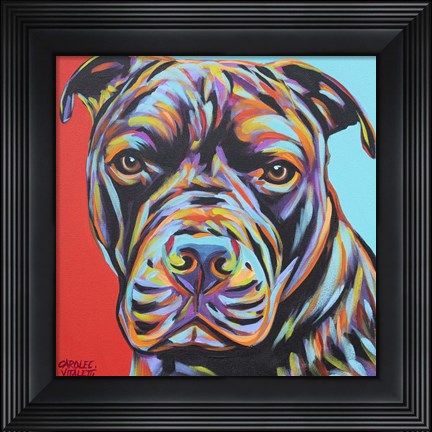 Framed Canine Buddy III Print