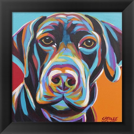 Framed Dog Friend II Print