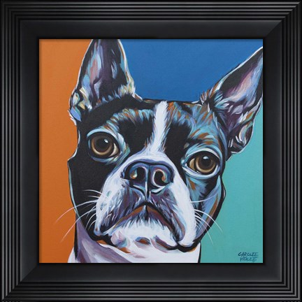 Framed Dog Friend III Print