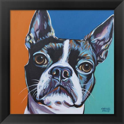 Framed Dog Friend III Print