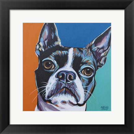 Framed Dog Friend III Print