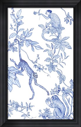Framed Monkey Land III Print