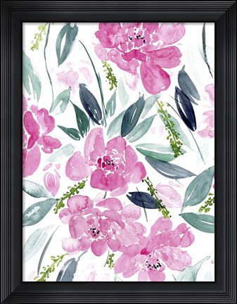 Framed Dance of the Flowers I Print