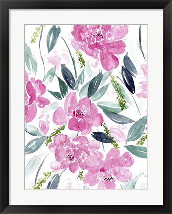 Framed Dance of the Flowers I Print