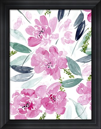 Framed Dance of the Flowers II Print