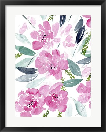 Framed Dance of the Flowers II Print