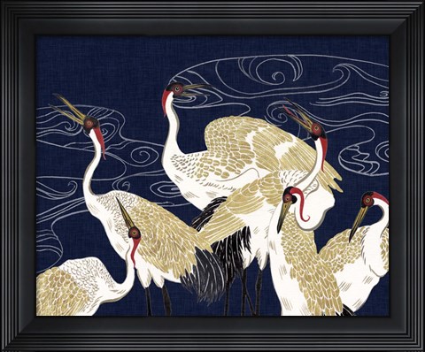 Framed Beyond the Moon III Print