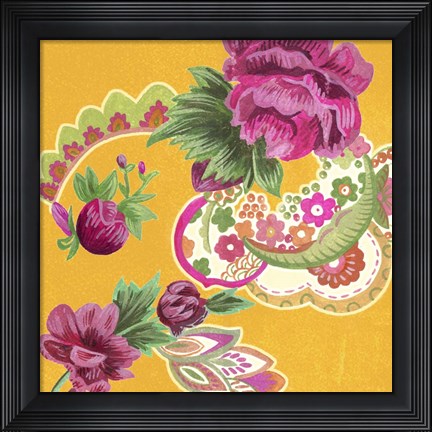 Framed China Garden II Print