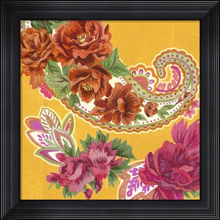 Framed China Garden III Print