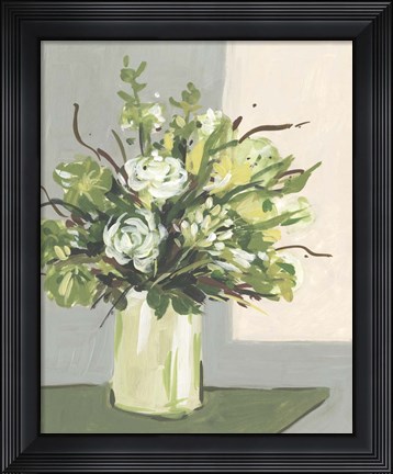 Framed Elegant Floral II Print