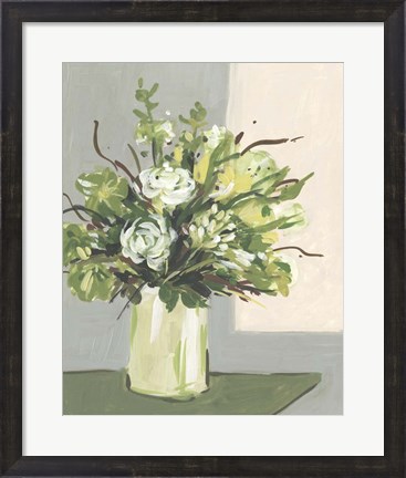 Framed Elegant Floral II Print