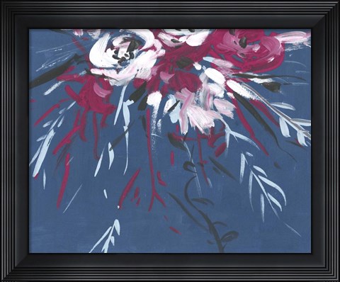 Framed Blooming Night I Print
