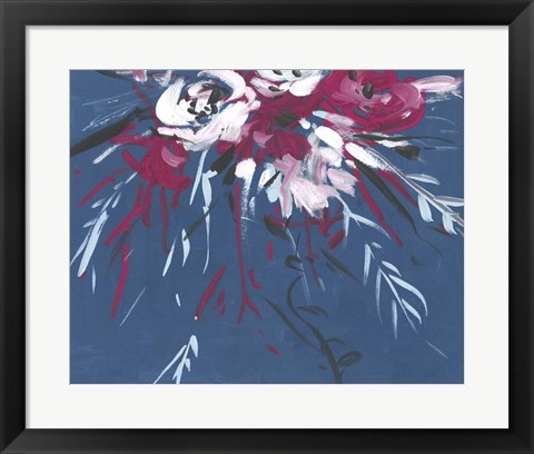 Framed Blooming Night I Print