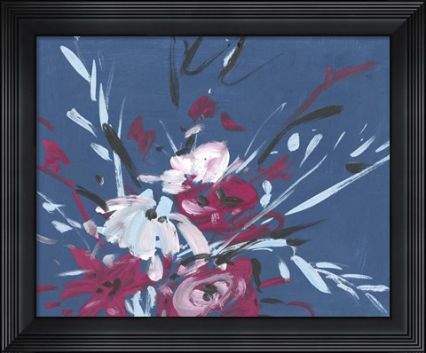 Framed Blooming Night III Print