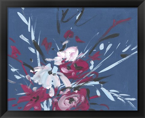 Framed Blooming Night III Print