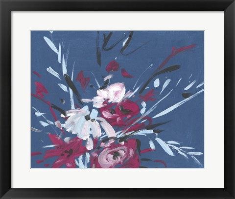 Framed Blooming Night III Print