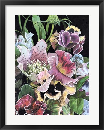 Framed Floral Crop II Print