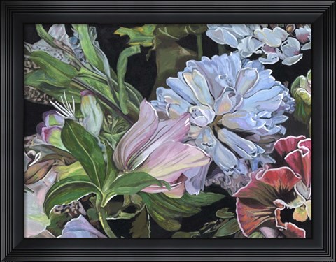 Framed Dark Velvet II Print