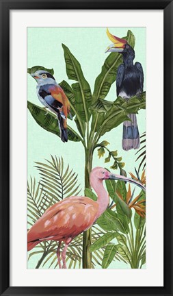 Framed Birds Paradise I Print