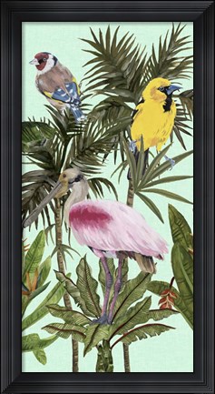 Framed Birds Paradise II Print