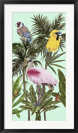 Framed Birds Paradise II Print