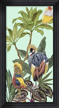 Framed Birds Paradise IV Print