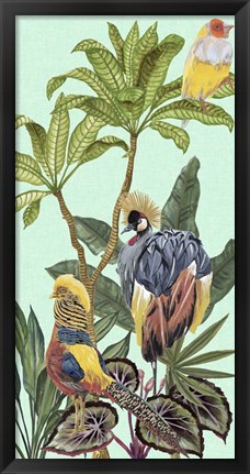 Framed Birds Paradise IV Print