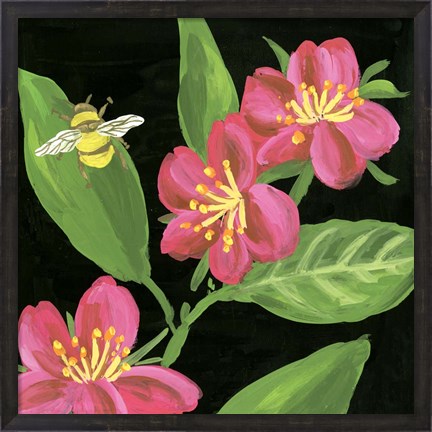 Framed Spring Bees I Print