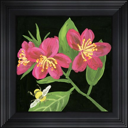 Framed Spring Bees II Print