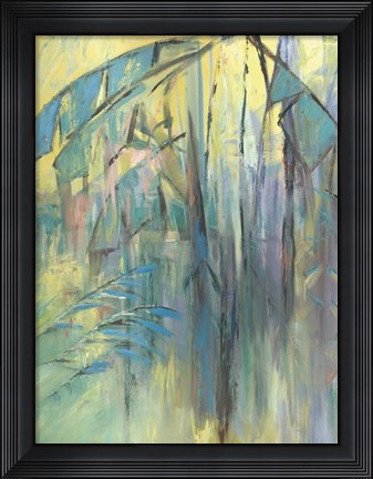 Framed Pastel Jungle Spectrum I Print
