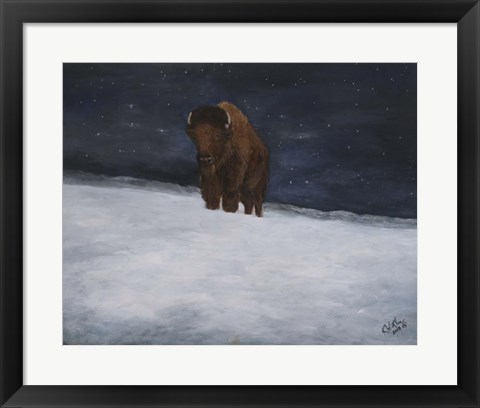 Framed Journey Through the Snow II Print