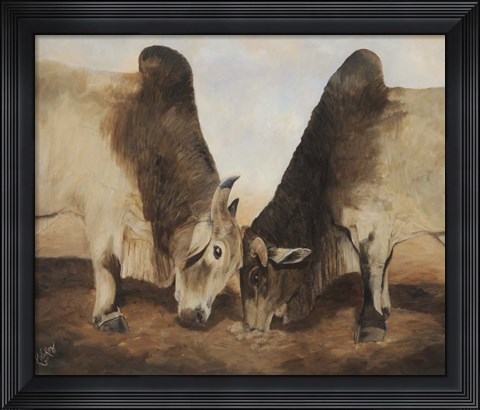 Framed Stand Off II Print