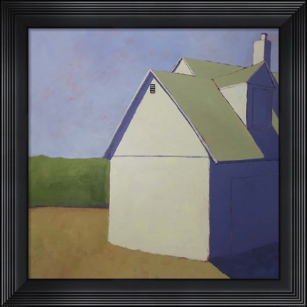 Framed Primary Barns III Print
