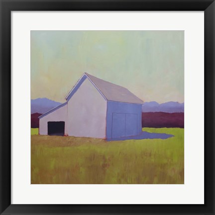 Framed Primary Barns IV Print