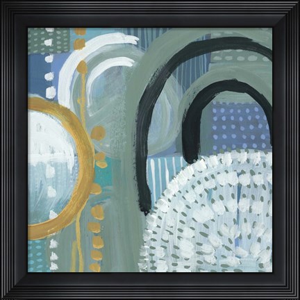 Framed Ocean Garden I Print