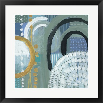 Framed Ocean Garden I Print