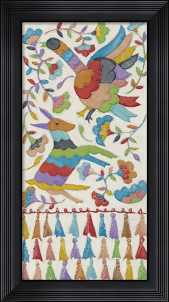 Framed Animal Tapestry I Print