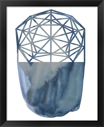 Framed Cobalt Chrysalis II Print