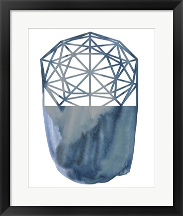 Framed Cobalt Chrysalis II Print