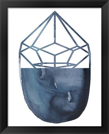 Framed Cobalt Chrysalis III Print