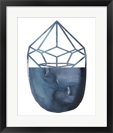 Framed Cobalt Chrysalis III Print