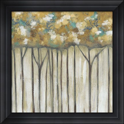 Framed Golden Canopy I Print