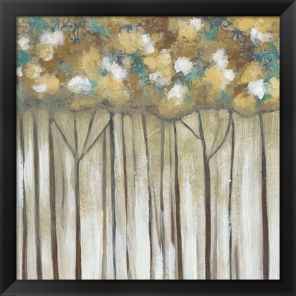 Framed Golden Canopy II Print