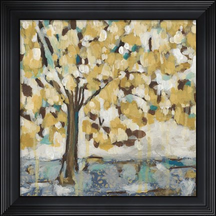 Framed Golden Sunrise I Print