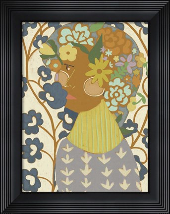 Framed Botany Beauty I Print