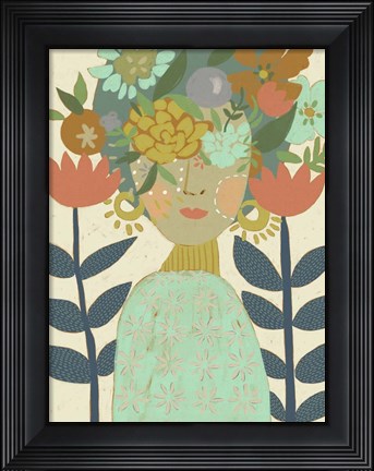 Framed Botany Beauty II Print